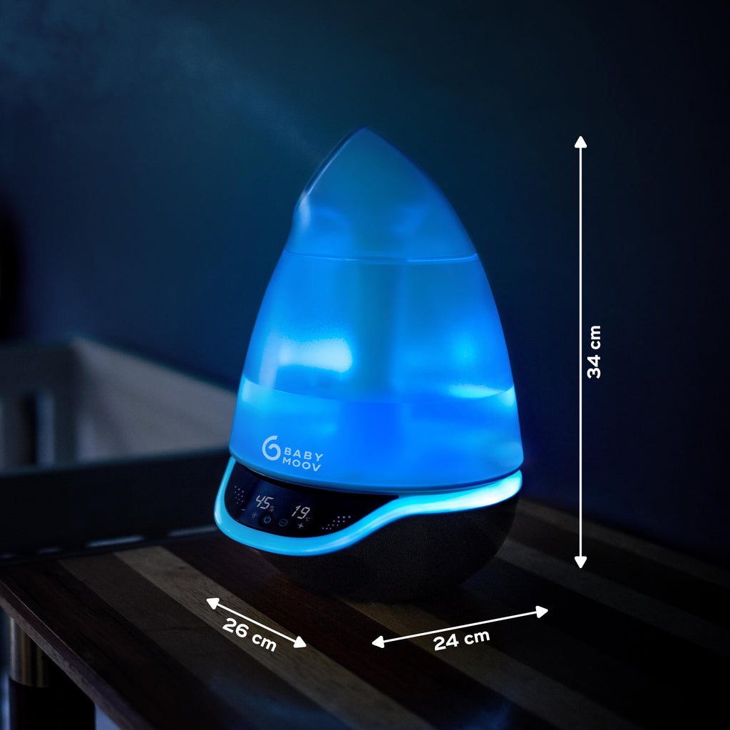 Babymoov Hygro(+) Cool Mist Night Light Humidifier