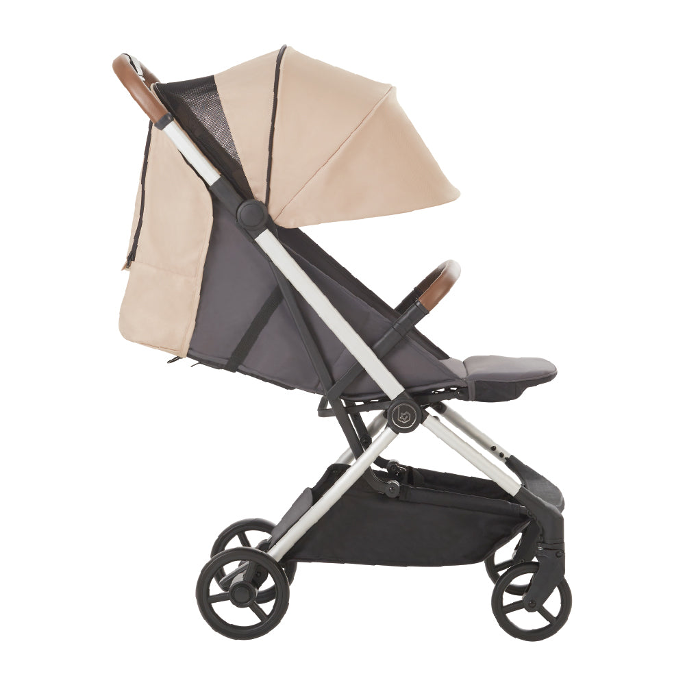 [DISPLAY] Baby Star BRISA Auto-Fold Baby Stroller - Sand **