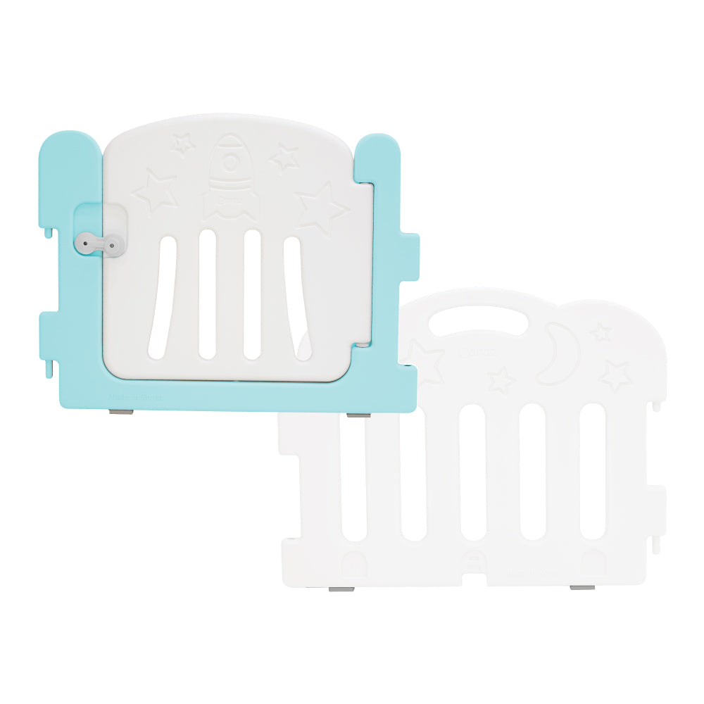 Caraz Baby Room Extension Kit (1 x Door + 1 x Panel) - Cool Mint + White