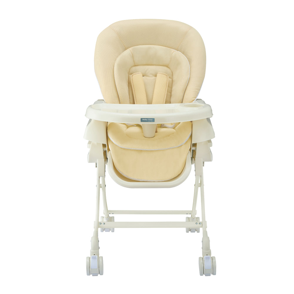 Baby Star Hi-Lo Swing High Chair - Beige