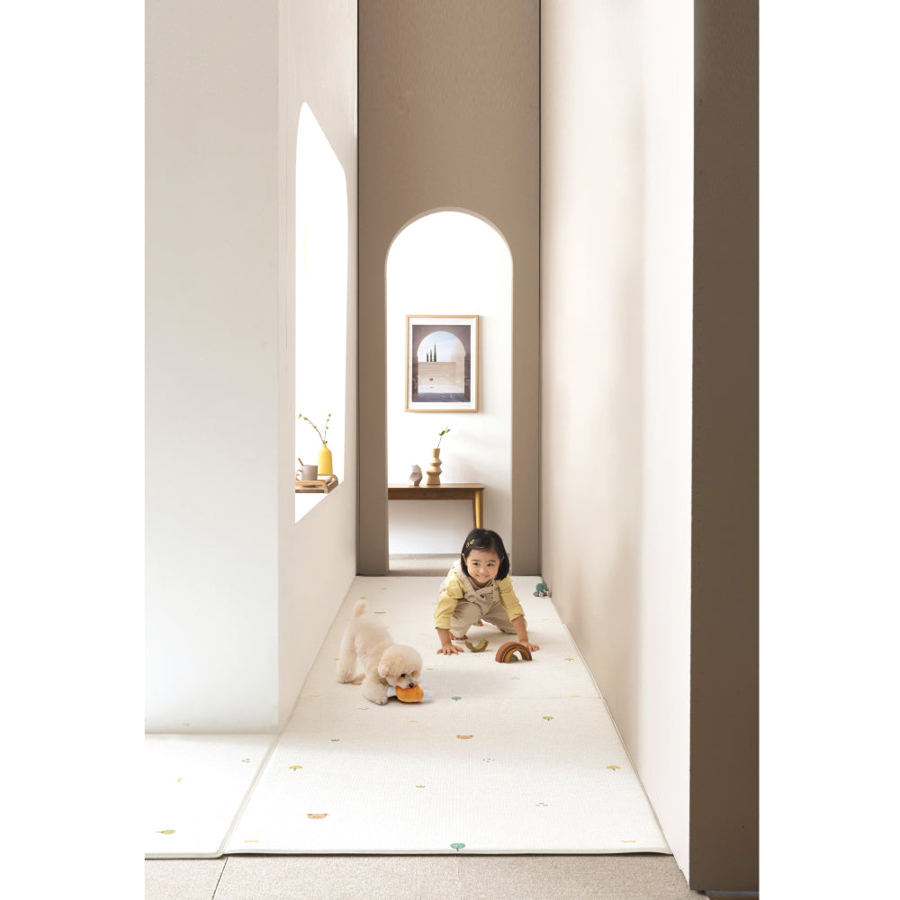 Parklon Lapure Soft Play Mat - Coco Bear + Sage Beige