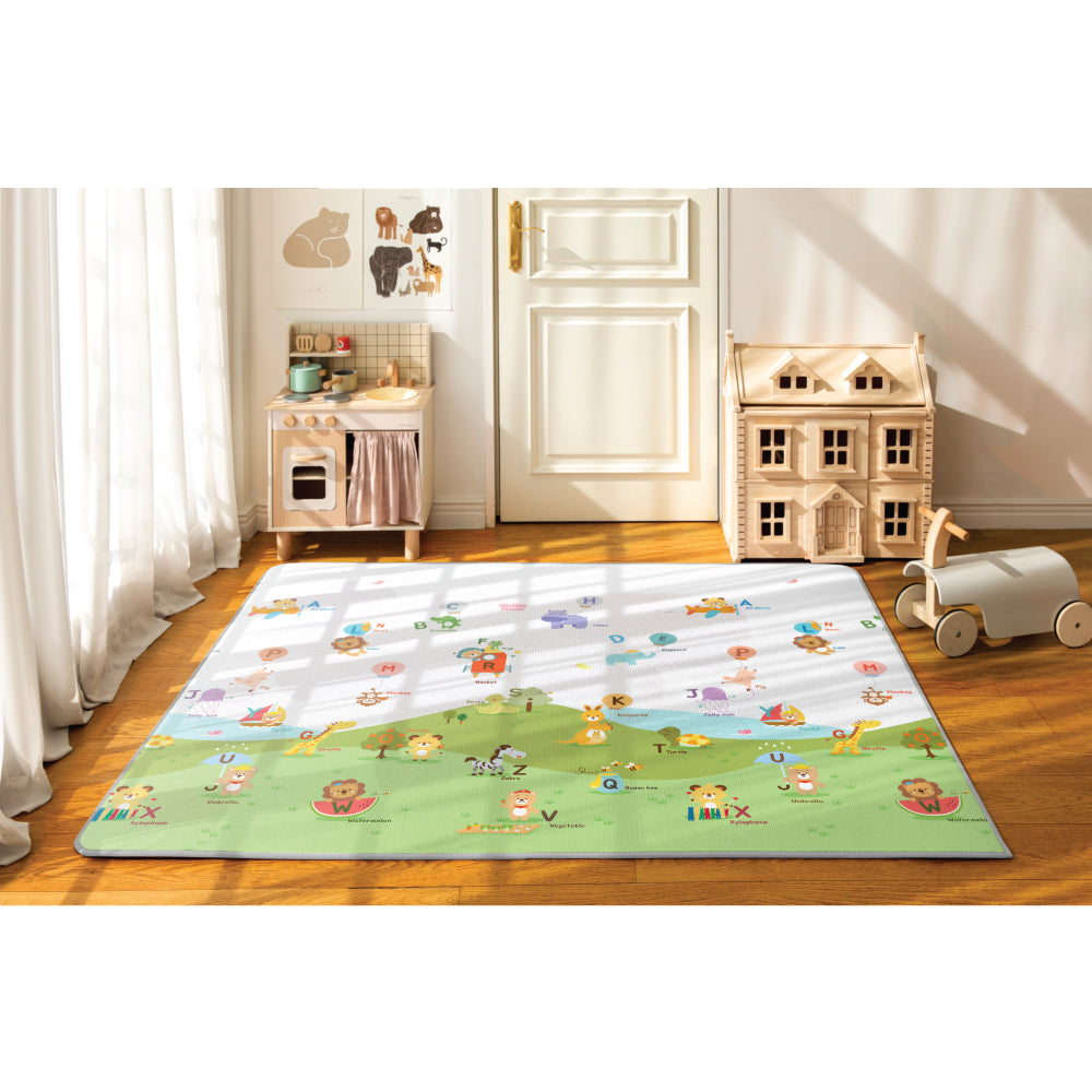 Parklon Prime Living Double-sided Play Mat -Balloon Alphabet + Downtown Duck