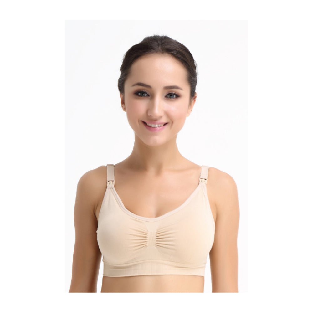 Spring Maternity Moselle Seamless Maternity & Nursing Bra - Nude **