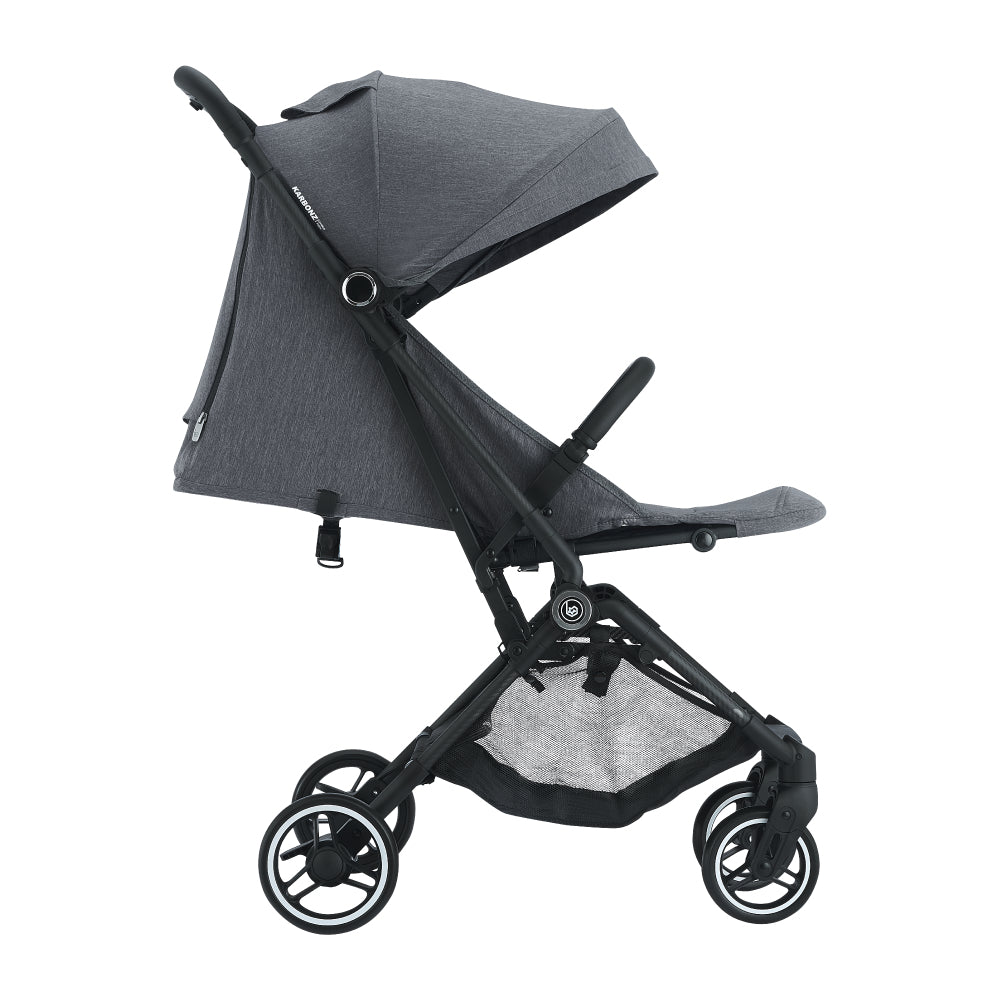 Baby Star Karbonz Carbon Fiber Baby Stroller - Steel