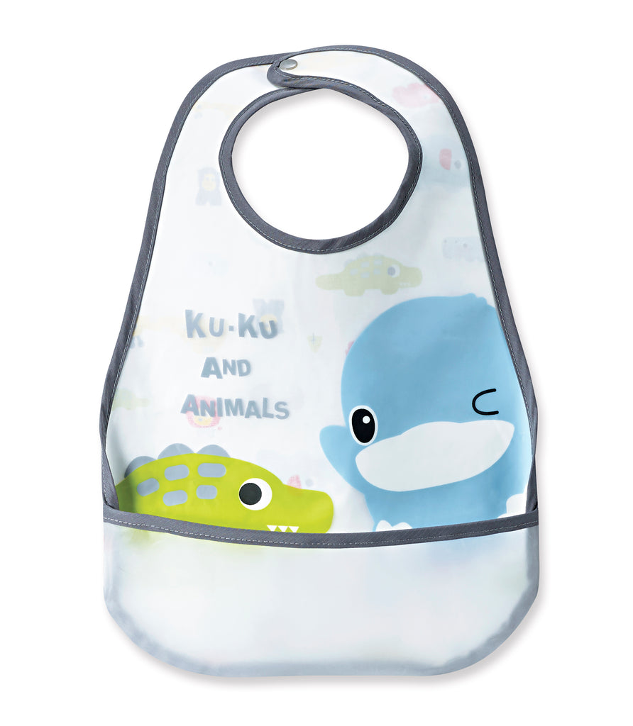 KUKU Animal Party Waterproof Baby Bib