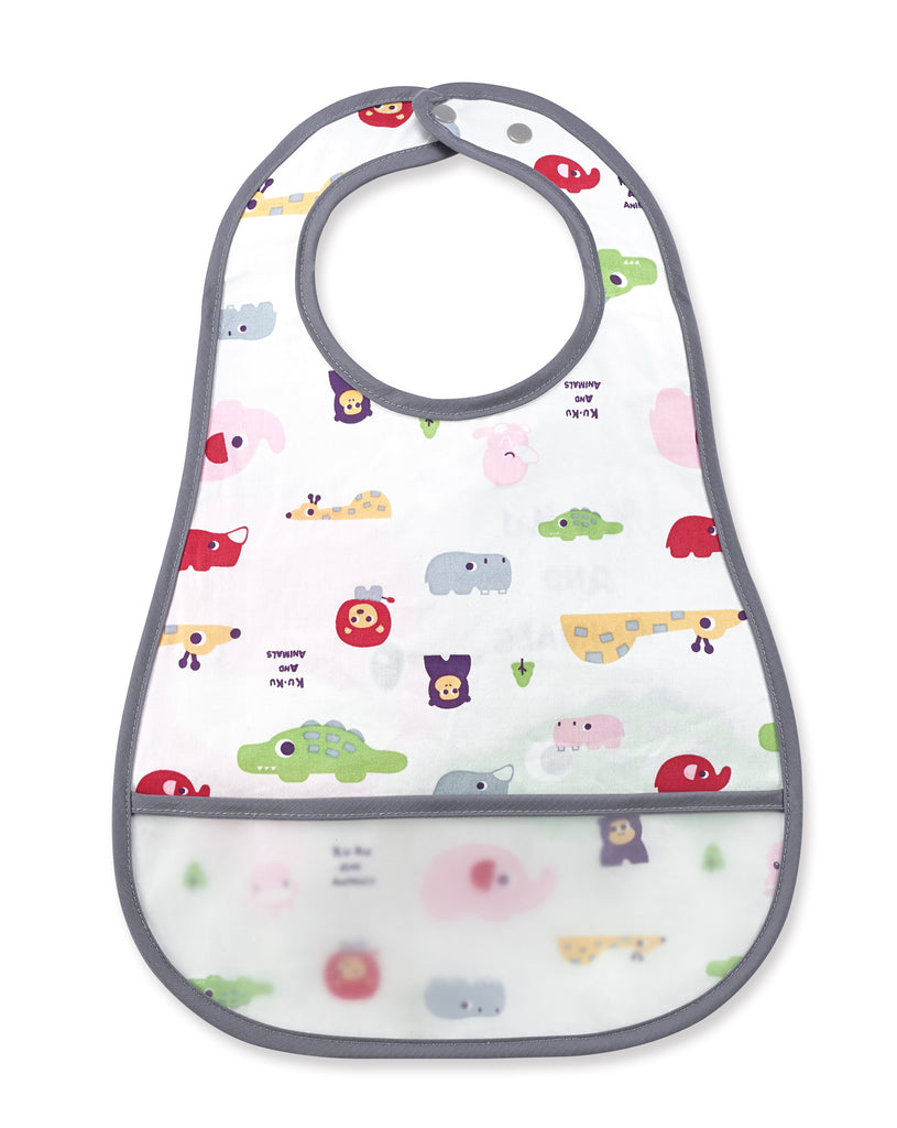 KUKU Animal Party Waterproof Baby Bib