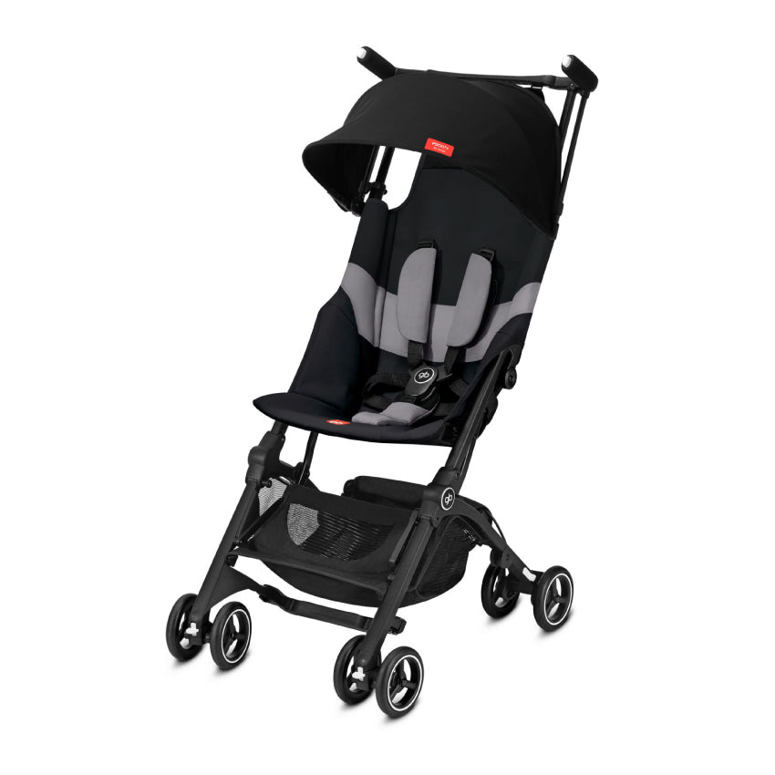 gb Gold Pockit+ All-Terrain Stroller with Carrying Bag and Strap - Velvet Black