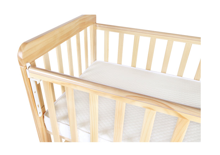 [DISPLAY] Baby Star Melio Baby Cot with 3" Mattress - Natural / New Zealand Pine**