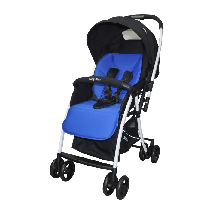 Baby Star Light-weight Reversible Stroller - Blue