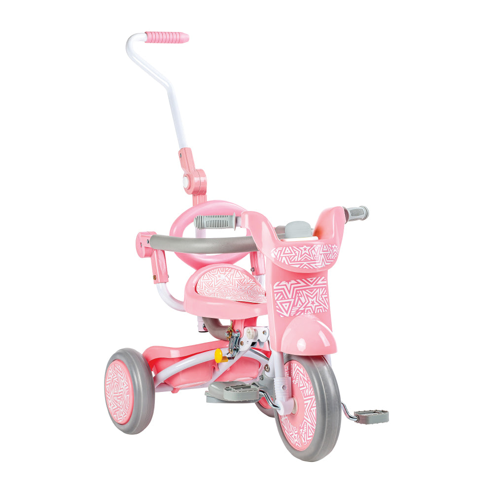 Kids Star 1st Move Foldable Tricycle - Sweet Pink