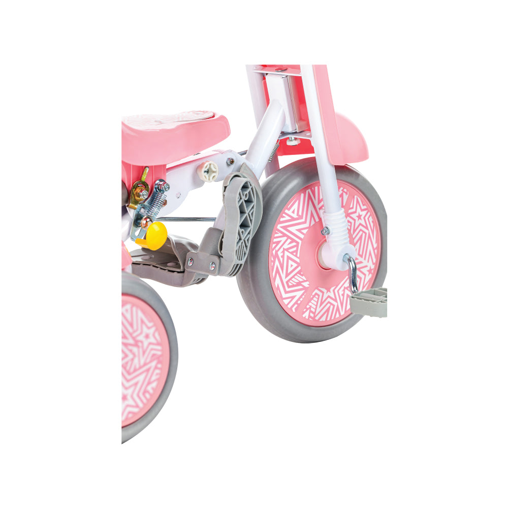 Kids Star 1st Move Foldable Tricycle - Sweet Pink