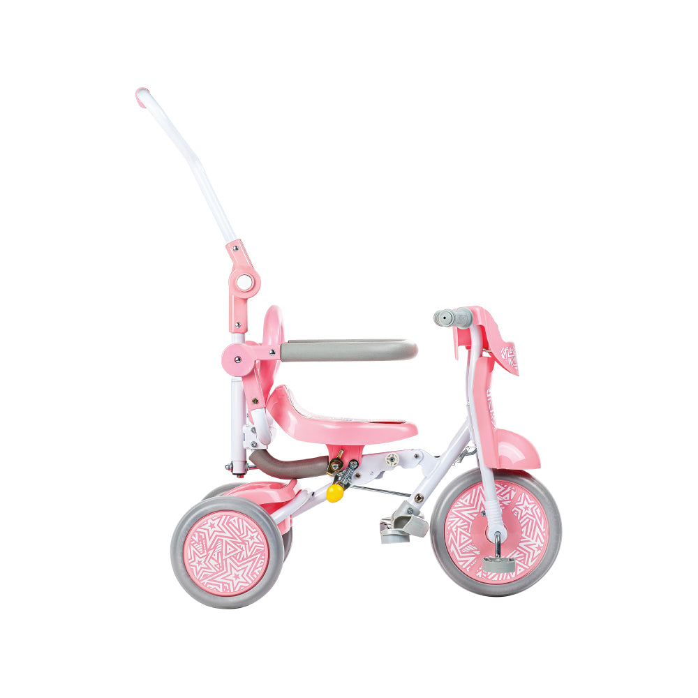 Kids Star 1st Move Foldable Tricycle - Sweet Pink