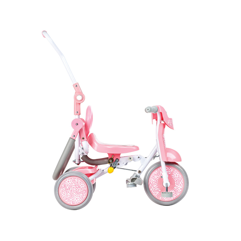 Kids Star 1st Move Foldable Tricycle - Sweet Pink