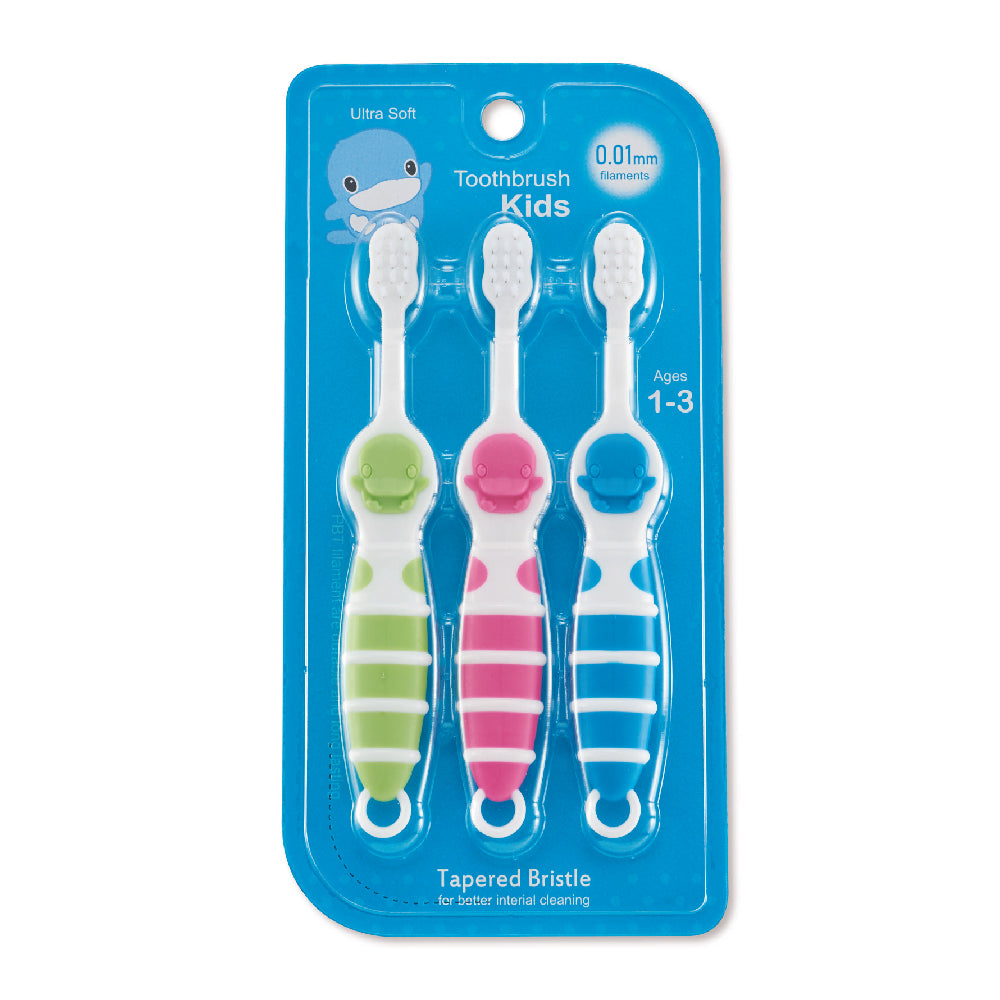 KUKU Kid's Toothbrush (1-3 years) - 3 Pk