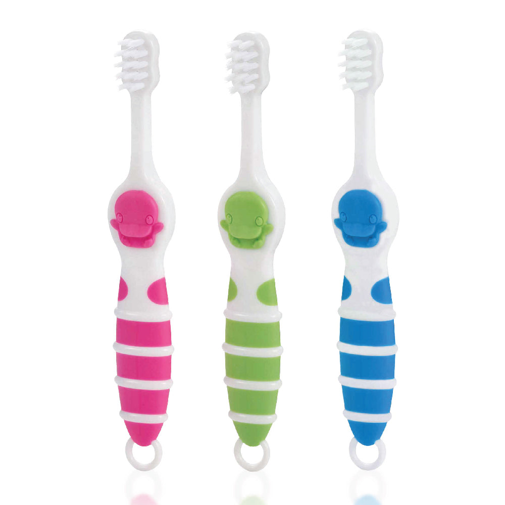 KUKU Kid's Toothbrush (1-3 years) - 3 Pk